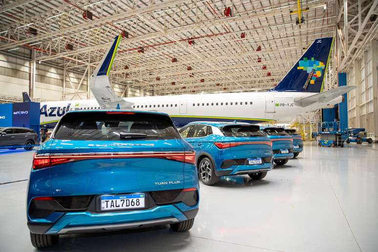 BYD Yuan Plus wird im Concierge-Service von Azul Linhas Aéreas eingesetzt