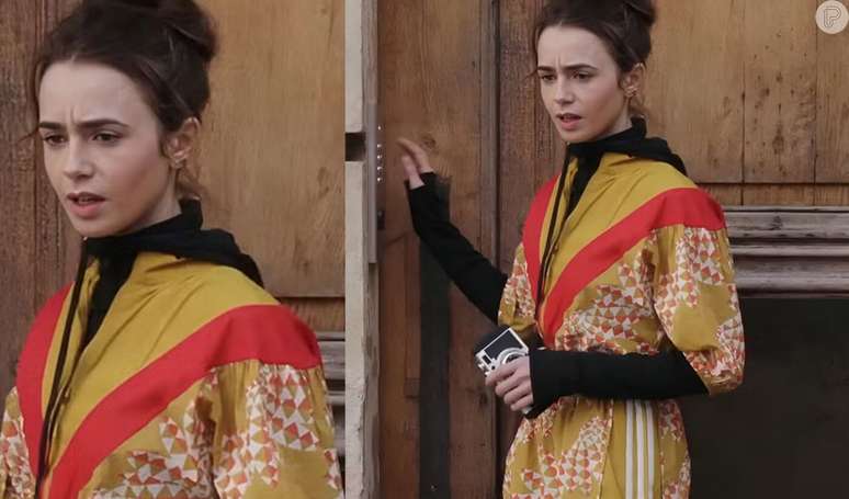 Você reparou? Lily Collins usou look de marca brasileira na 4ª temporada de 'Emily in Paris'; peça está em promoção!.