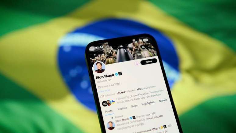 Rede social de Elon Musk foi tirada do ar no Brasil após desrespeitar decisões do STF