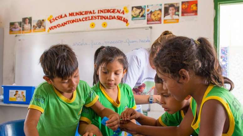 Escola indígena em Boa Vista, Roraima