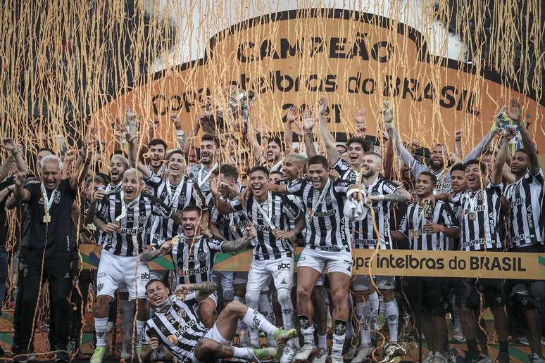 Festa do bicampeonato da Copa do Brasil.