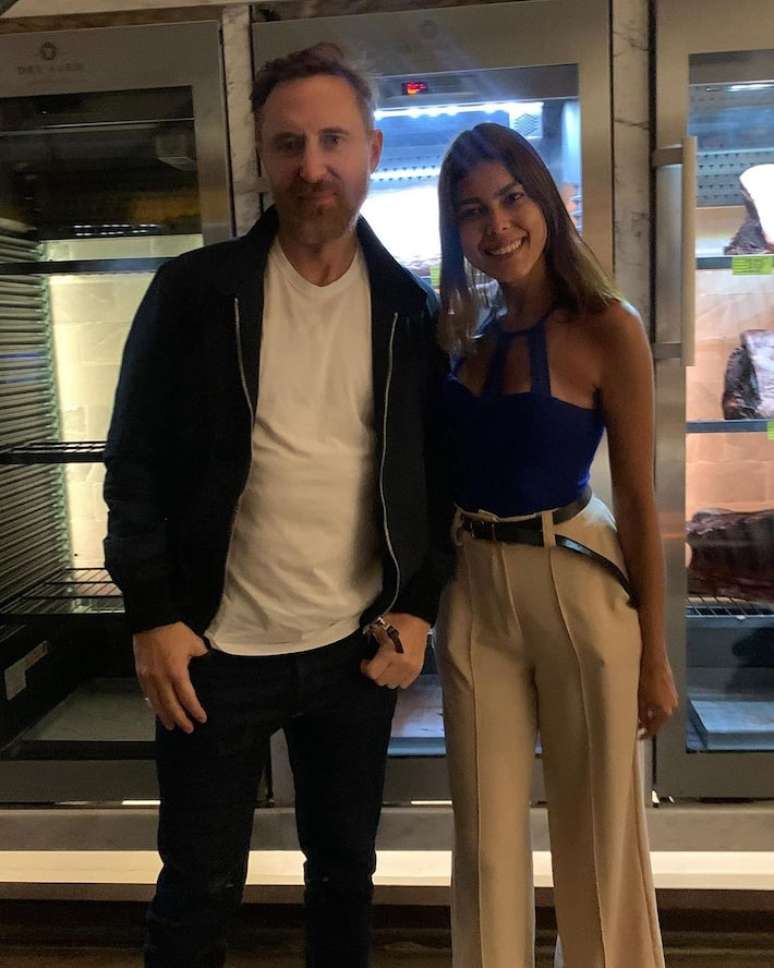 David Guetta na Guiseppe Grill, churrascaria no Rio de Janeiro.