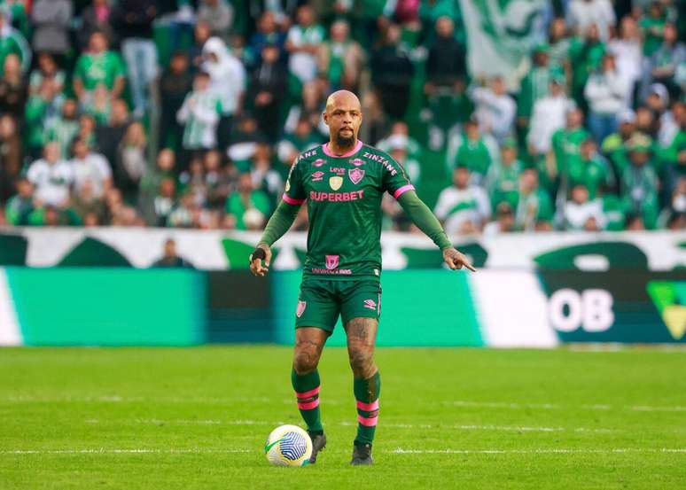 Felipe Melo (Fluminense) durante jogo contra o Juventude, no dia 15.09.2024 