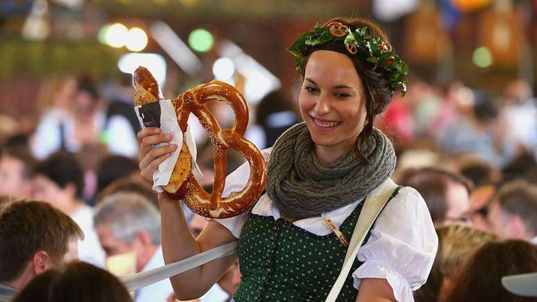 Pretzels não podem faltar no menu da Oktoberfest