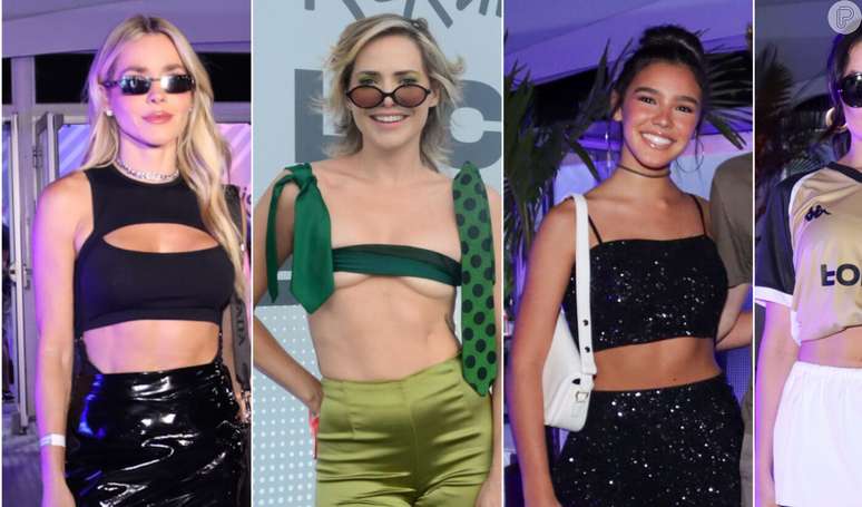 Famosos capricharam nos looks para o último dia do Rock in Rio 2024.