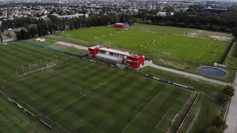 Imagem aérea do Complexo Santo Domingo, CT do clube argentino 