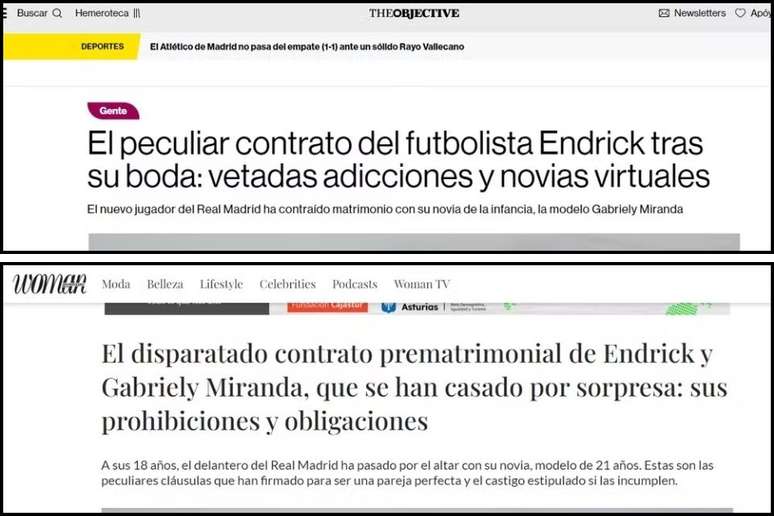 Machetes em espanhol falam sobre contrato inusitado