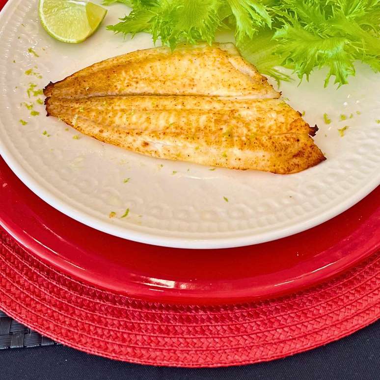 FILÉ DE PEIXE “FRITO” NA AIRFRYER