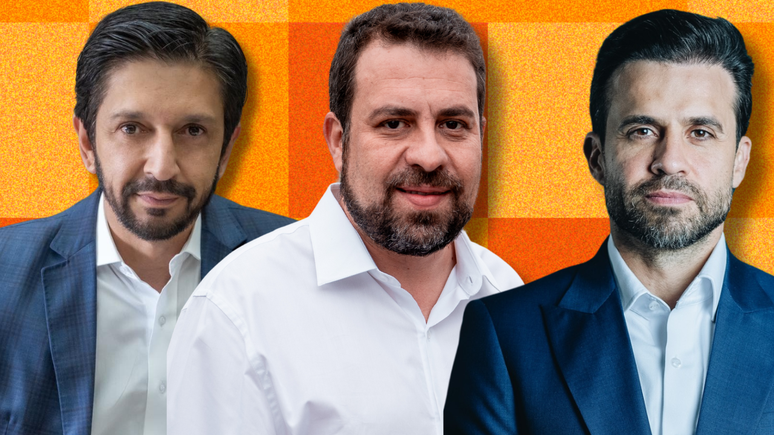 Nunes, Boulos e Marçal estão em os três com mais intenções de votos na disputa pela Prefeitura de São Paulo