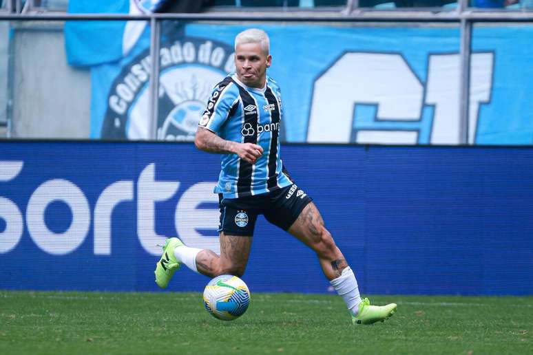 Soteldo (Grêmio) durante jogo contra o Atlético-MG, no dia 01.09.2024 