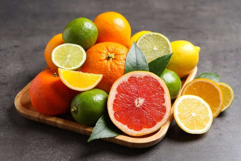 As frutas cítricas são refrescantes, nutritivas e ricas em vitamina C