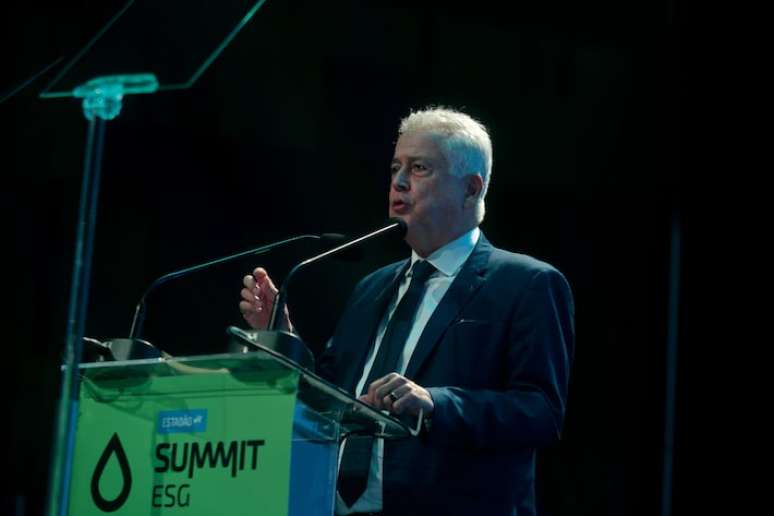 O secretário nacional de Economia Verde, Rodrigo Rollemberg, durante participação no Estadão Summit ESG 2024