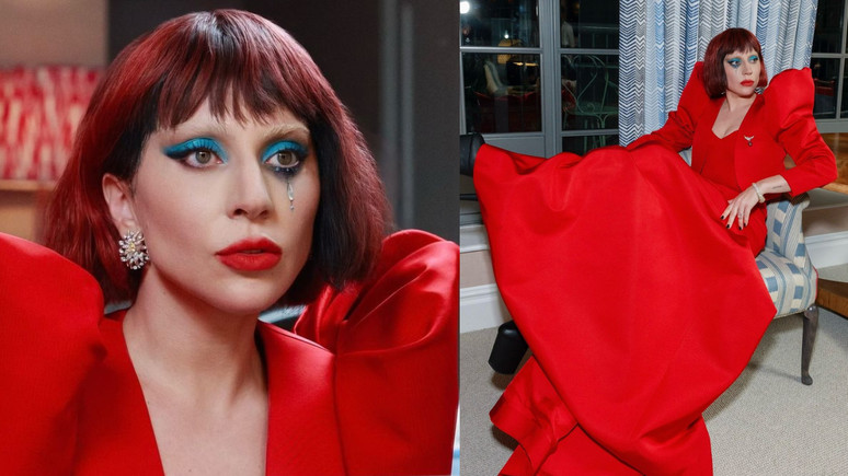 Lady Gaga na premiere do filme/Reprodução/Instagram