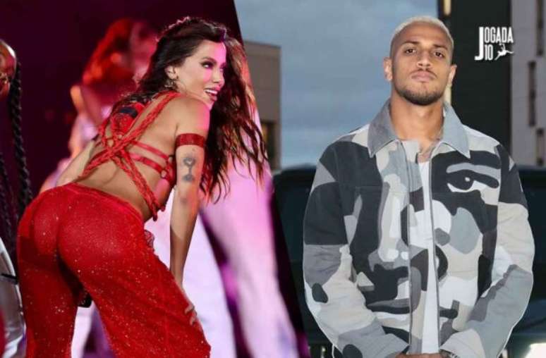 Anitta registra Vinicius com camisa personalizada dela; atualmente, o volante, relevado pelo Flamengo, joga na Inglaterra –