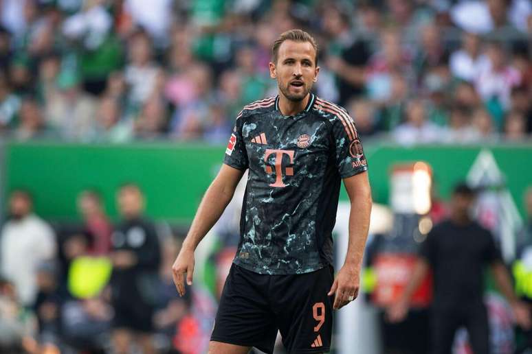 Harry Kane (Bayern de Munique) durante jogo contra o Werder Bremen, no dia 21.09.2024 