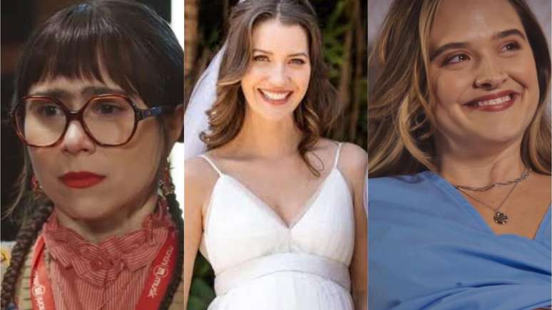 Lupita (Daphne Bozaski), Vênus (Nathalia Dill) e Electra (Juliana Paiva) em 'Família é Tudo'