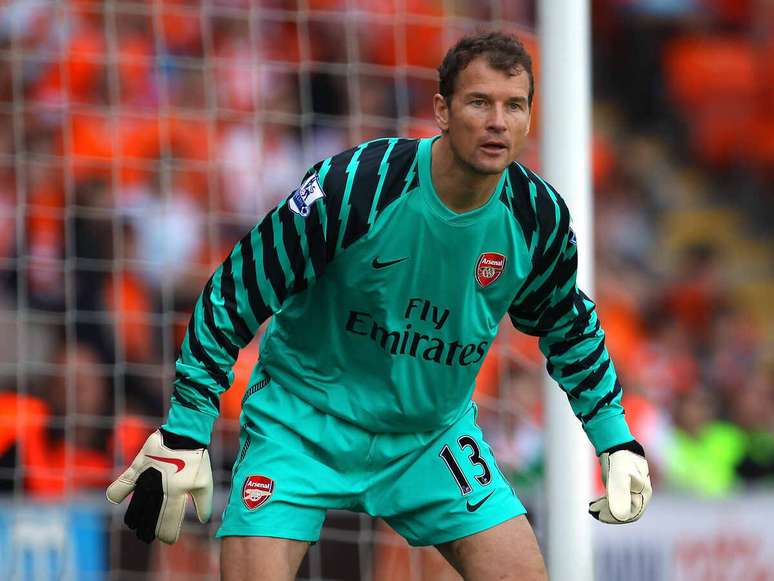 Lehmann em ação pelo Arsenal –