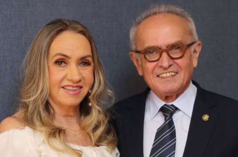  Maria Lauremília Assis de Lucena, primeira-dama de João Pessoa (PB), e Cícero Lucena, prefeito