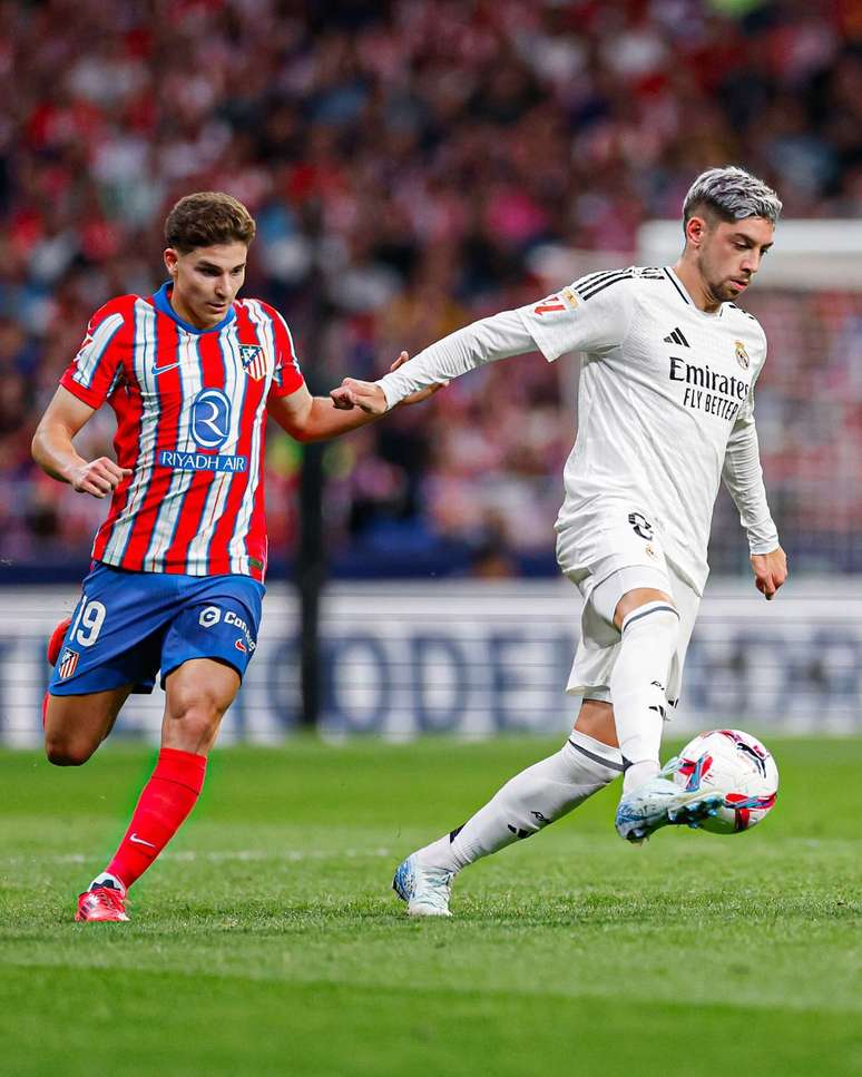 Atlético de Madrid x Real Madrid. 