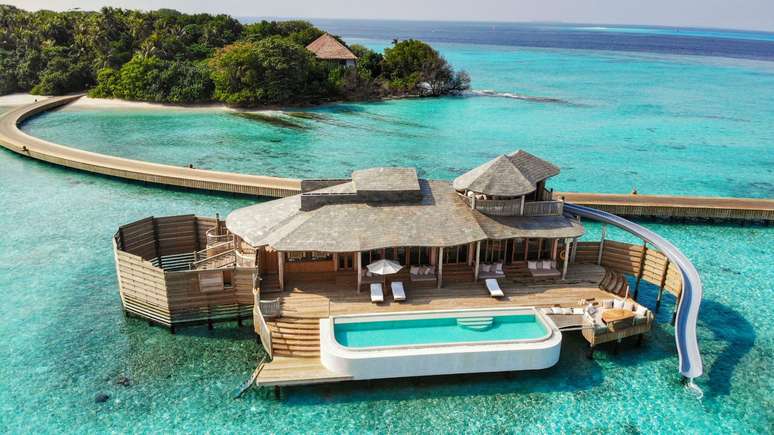 O resort Soneva Fushi conquistou o 8° lugar entre os melhores hotéis do mundo.