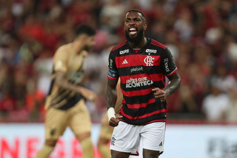 Gérson faz o gol do Flamengo (Photo by Wagner Meier/Getty Images)