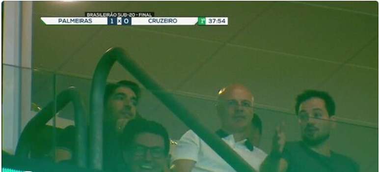 El comandante Alviverde estuvo presente en la final del Allianz Parque –