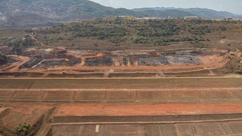 Barragem Sul Superior, em Barão de Cocais (MG)