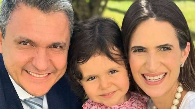 Lulu com os pais