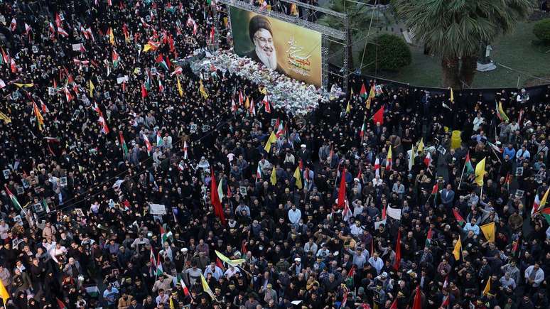 Funeral de Hassan Nasrallah, líder do Hezbollah