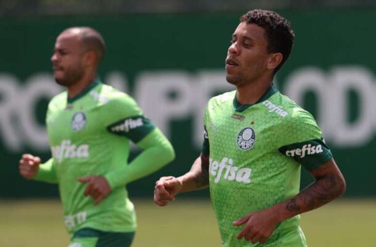 Estêvão y Marcos Rocha iniciaron la transición física en Palmeiras