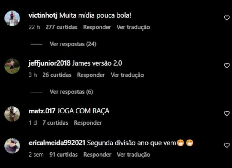 Torcedores do Corinthians criticam Memphis Depay após derrota no clássico contra o Corinthians