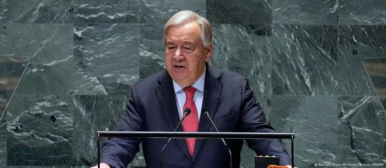 Secretário-geral da ONU, António Guterres, é alvo de sanção do governo israelense