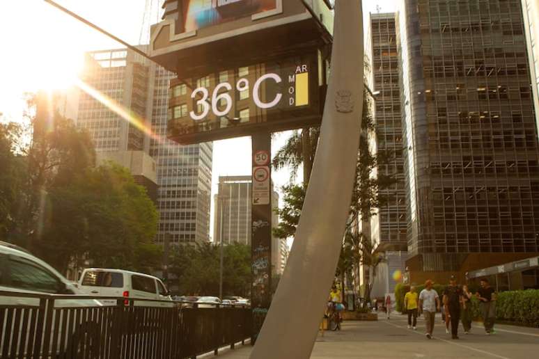 Calor em São Paulo na última quarta-feira: uma semana depois, capital pode registrar novo recorde.