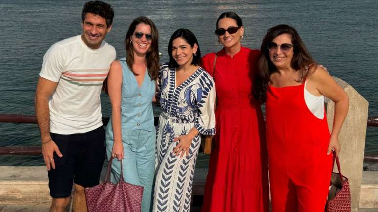 The “Family is Everything” actors reunite during their trip to Dubai
