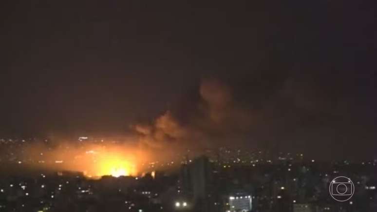 Bombardeios israelenses direcionados a Beirute