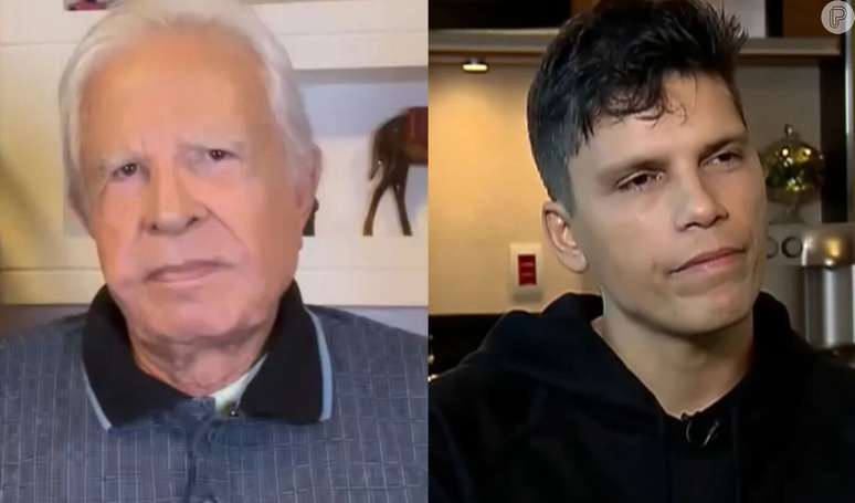 O apresentador e jornalista Cid Moreira viveu uma rela&ccedil;&atilde;o pol&ecirc;mica com Roger Moreira, seu filho adotado.