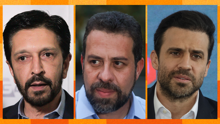 Ricardo Nunes, Guilherme Boulos, Pablo Marçal