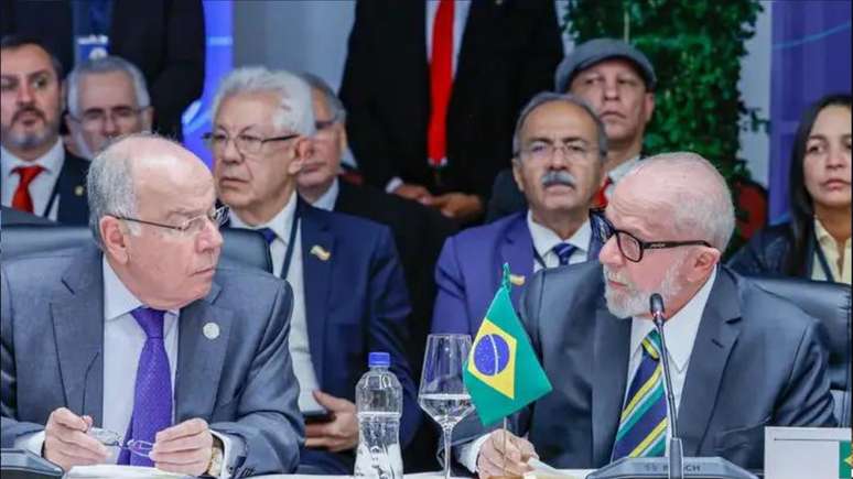 Ministro Mauro Vieira e o presidente Luiz Inácio Lula da Silva