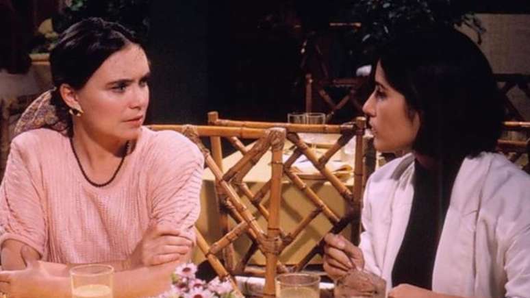 Raquel (Regina Duarte) e Maria de Fátima (Gloria Pires) em "Vale Tudo"