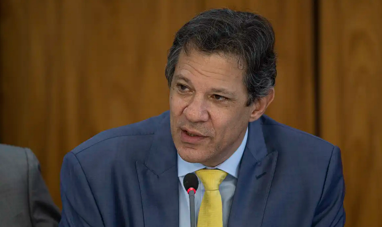 O ministro da Fazenda, Fernando Haddad