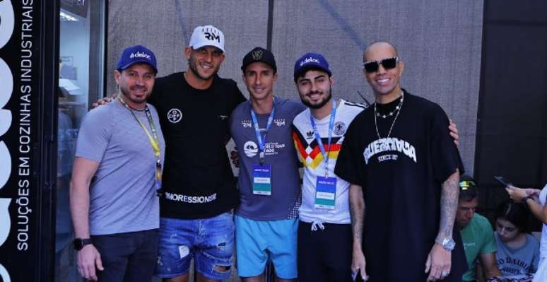 Diego Tardelli estuvo presente en la final del ITF BT 400 de Belo Horizonte, el torneo mundial de Beach Tennis