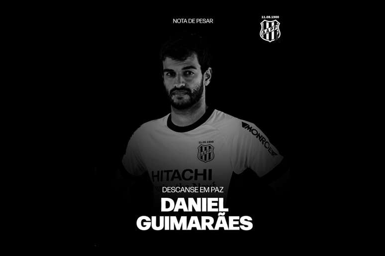 A fim de homenagear Daniel Guimarães, a Ponte fez uma postagem após a morte do goleiro –