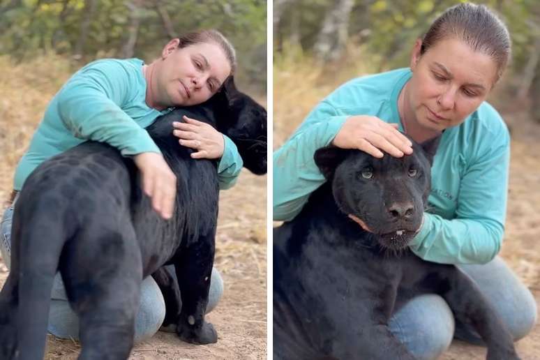 Anah demonstrou saber lidar com os animais e vídeo comoveu internet