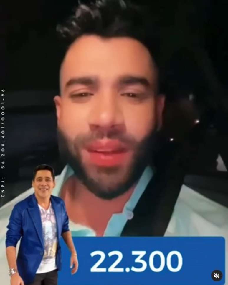 Gusttavo Lima em vídeo de apoio ao irmão, Remelexo