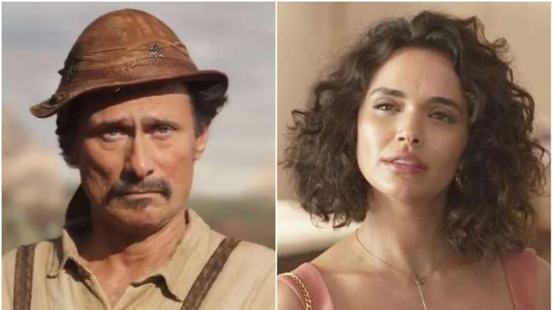 Timbó (Enrique Diaz) e Xaviera (Giovana Cordeiro), de 'Mar do Sertão', aparecerão em 'No Rancho Fundo'