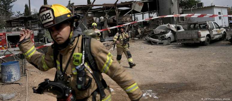 Área de Tel Aviv atingida oriundo da Faixa de Gaza