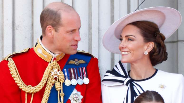 O príncipe William e a princesa Kate Middleton