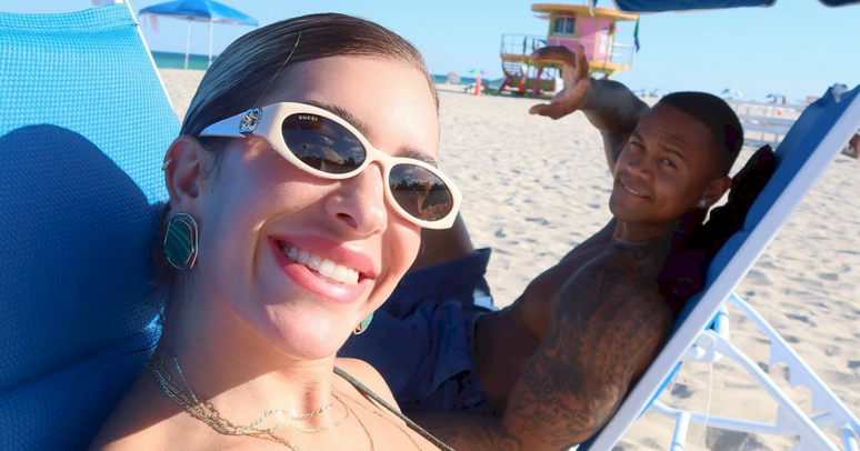 L&eacute;o Santana e Lore Improta: a suposta crise no casamento