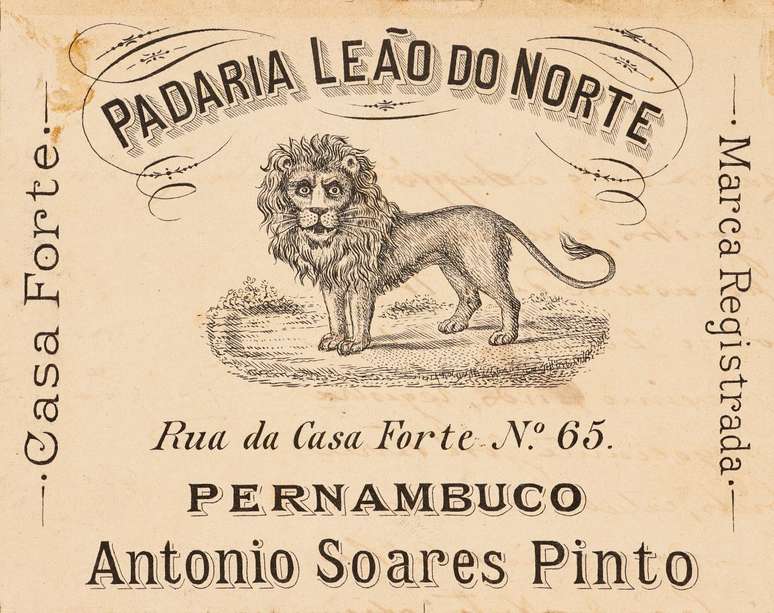 O rótulo da padaria, de 1904, quase não foi aprovado porque havia o da refinaria, do mesmo ano.