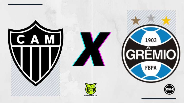 Atlético-MG e Grêmio se enfrentam pelo Brasileirão. 